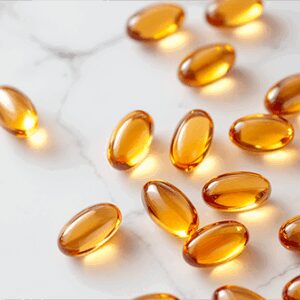 Aliments riches en oméga-3 : huile de lin, graines de chia, sardines, noix et verdure pour soutenir la santé du cerveau, du cœur et des émotions.